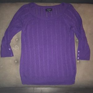 American eagle 3/4 sleeve sweater